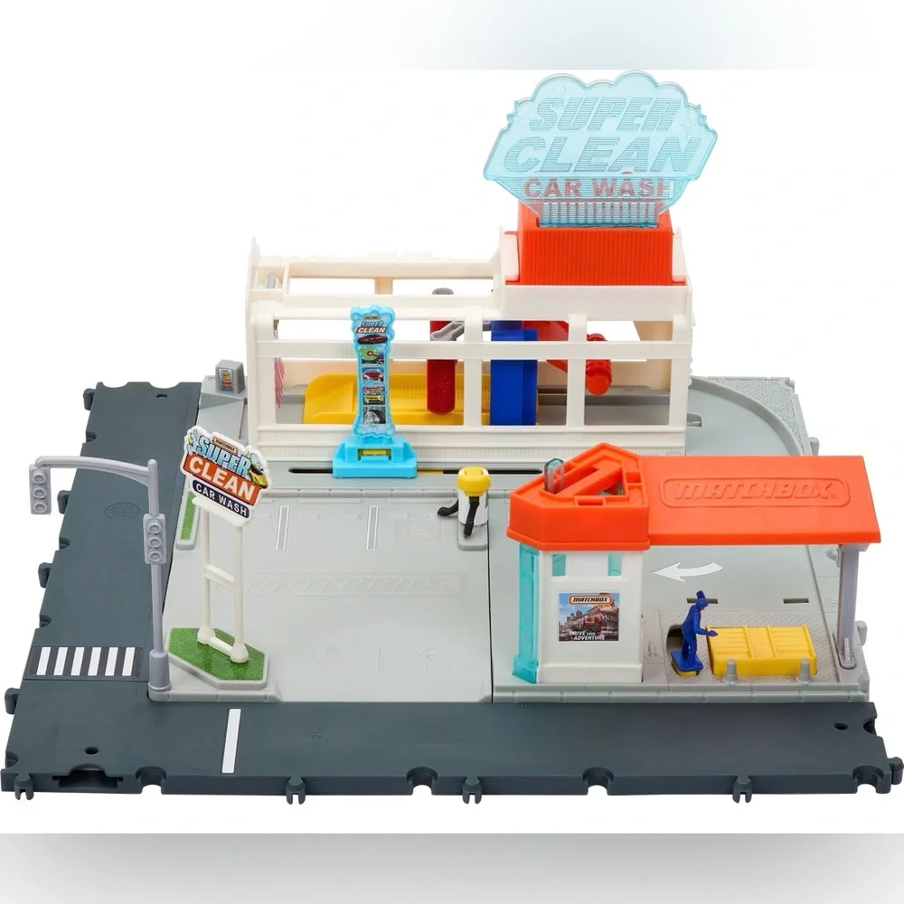 Matchbox Action Drivers Super Clean Car Wash Playset - Picture 1 of 4